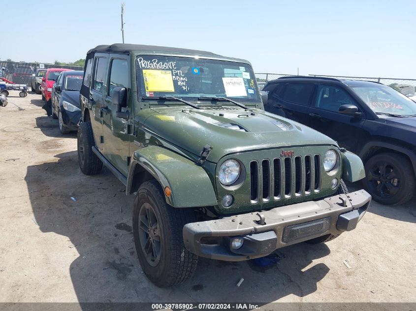 2016 JEEP WRANGLER UNLIMITED SAHARA