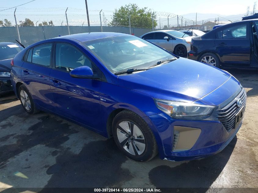 2019 HYUNDAI IONIQ HYBRID BLUE