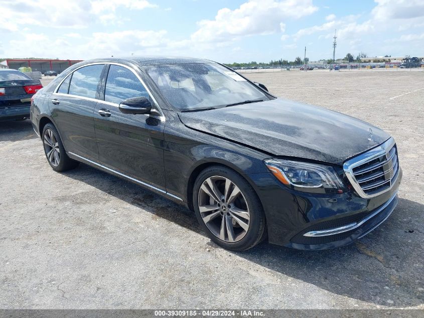 2019 MERCEDES-BENZ S 450 4MATIC