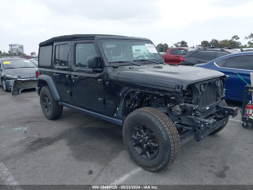 2020 JEEP WRANGLER UNLIMITED WILLYS 4X4