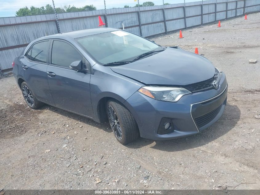 2016 TOYOTA COROLLA S PLUS