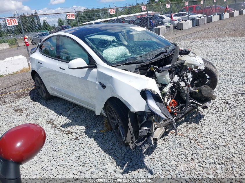 2022 TESLA MODEL 3 LONG RANGE DUAL MOTOR ALL-WHEEL DRIVE