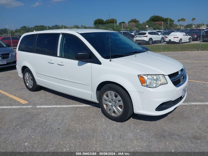 2016 DODGE GRAND CARAVAN SE