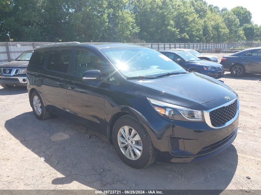 2016 KIA SEDONA LX