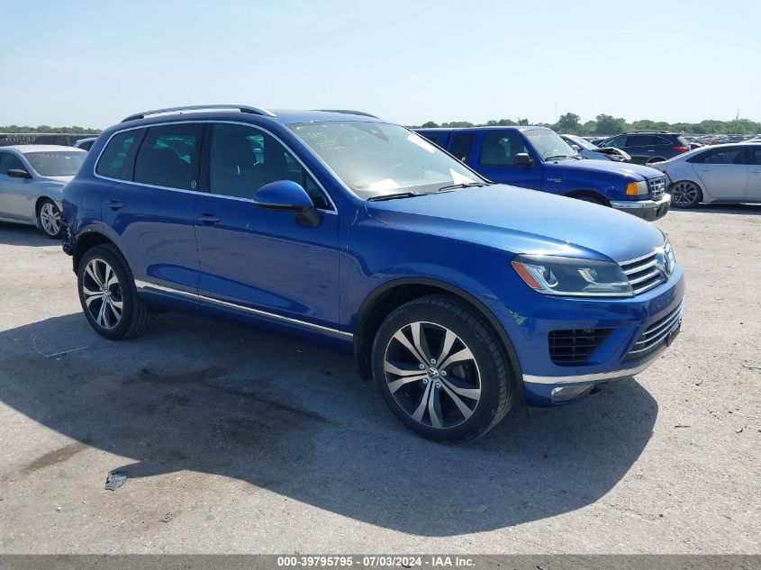 2017 VOLKSWAGEN TOUAREG V6 WOLFSBURG EDITION