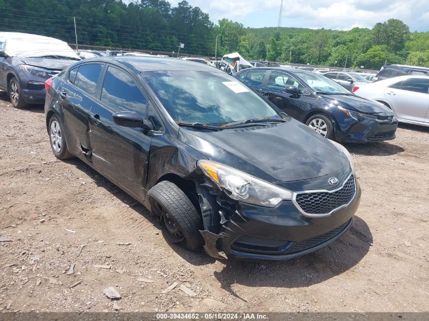 2016 KIA FORTE LX