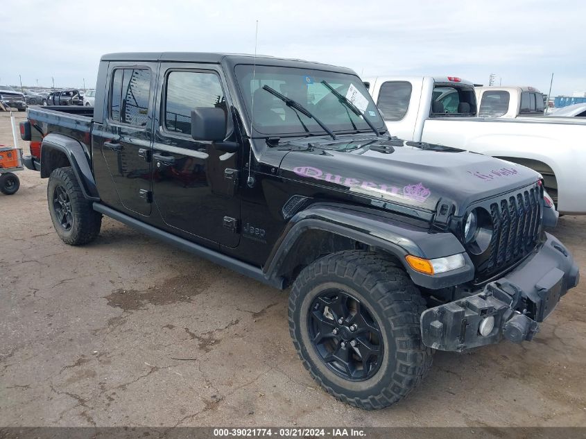 2021 JEEP GLADIATOR WILLYS 4X4