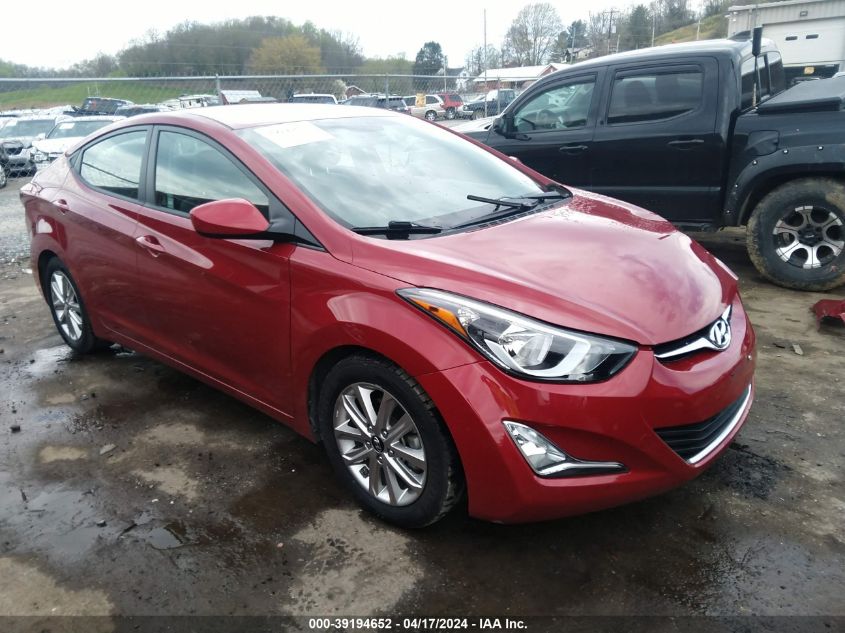 2016 HYUNDAI ELANTRA SE