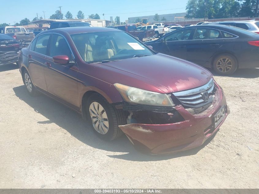 2012 HONDA ACCORD 2.4 LX