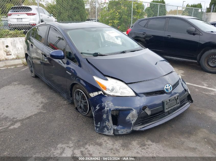 2014 TOYOTA PRIUS THREE