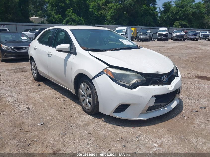 2016 TOYOTA COROLLA LE