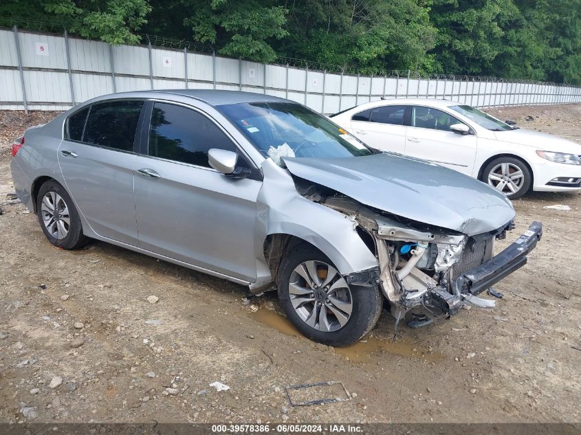 2013 HONDA ACCORD LX