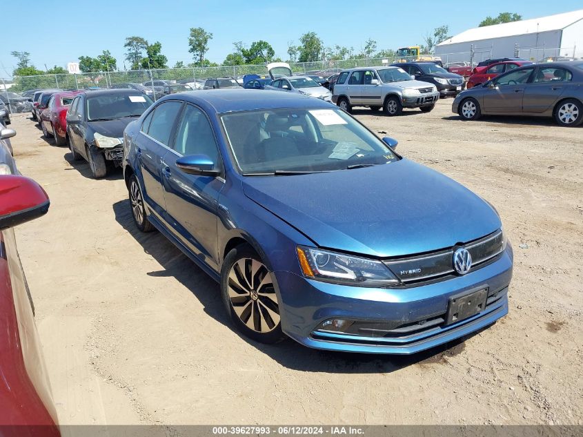 2015 VOLKSWAGEN JETTA HYBRID SEL PREMIUM