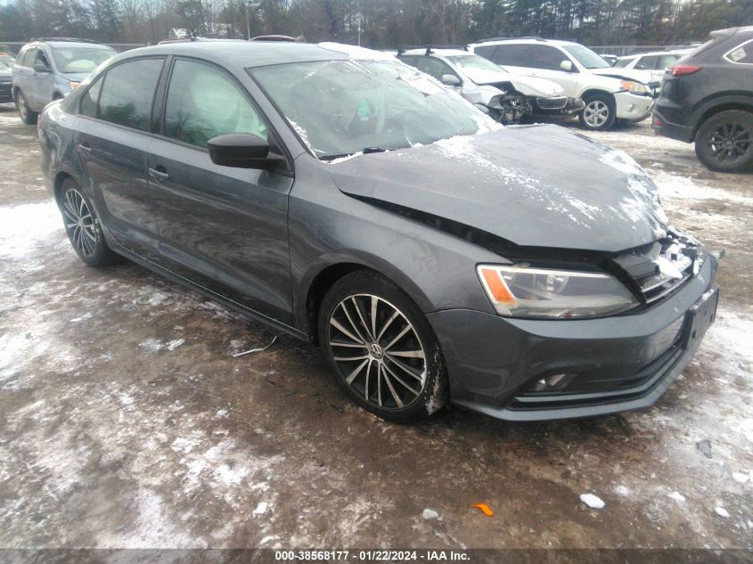 2016 VOLKSWAGEN JETTA 1.8T SPORT