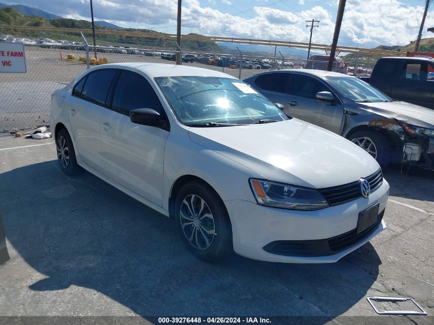 2013 VOLKSWAGEN JETTA 2.0L S