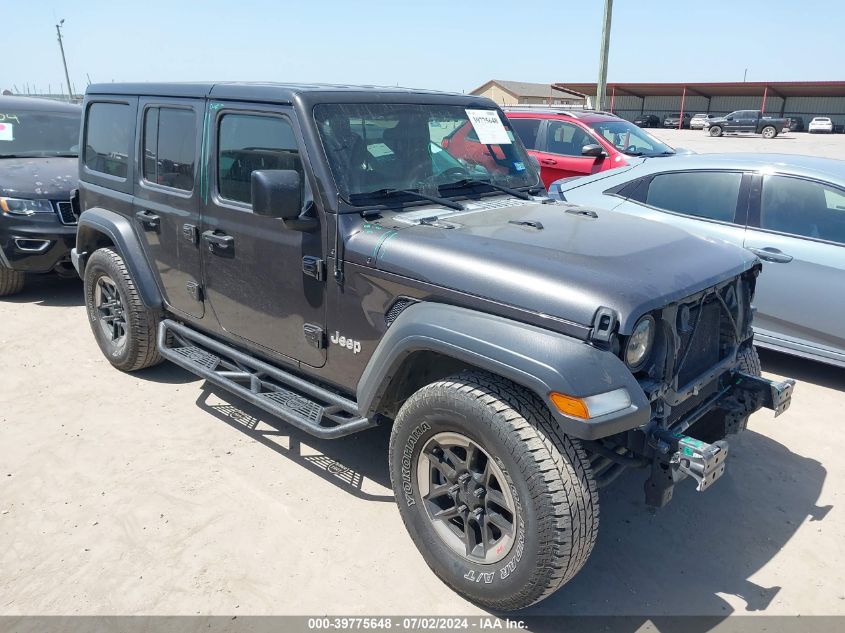 2019 JEEP WRANGLER UNLIMITED SPORT S 4X4