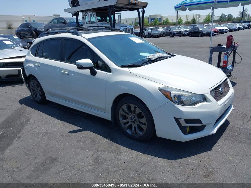 2015 SUBARU IMPREZA 2.0I SPORT LIMITED