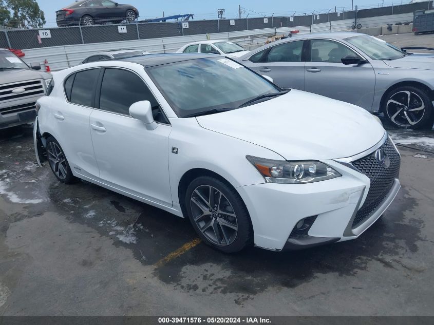 2014 LEXUS CT 200H