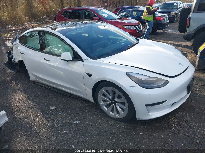 2022 TESLA MODEL 3 LONG RANGE DUAL MOTOR ALL-WHEEL DRIVE