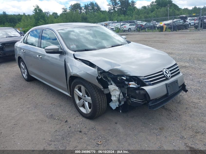 2013 VOLKSWAGEN PASSAT 2.5L SE