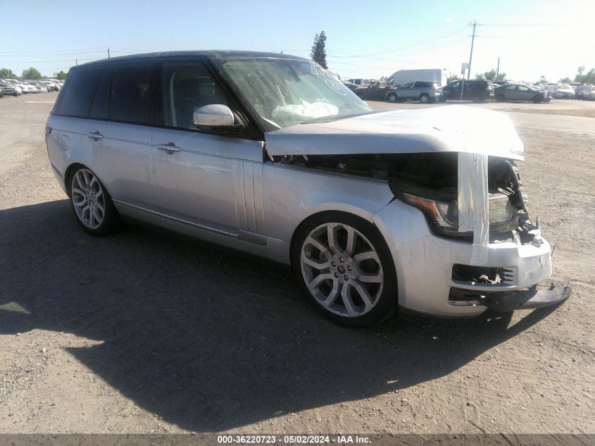 2014 LAND ROVER RANGE ROVER 5.0L V8 SUPERCHARGED/5.0L V8 SUPERCHARGED EBONY EDITION