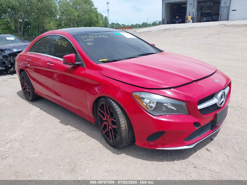 2018 MERCEDES-BENZ CLA 250 4MATIC