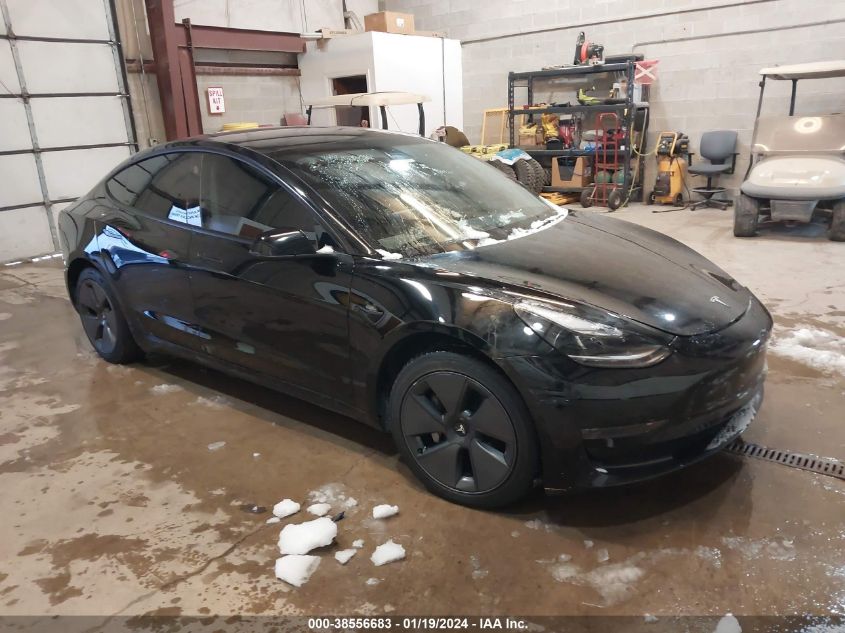 2022 TESLA MODEL 3 REAR-WHEEL DRIVE