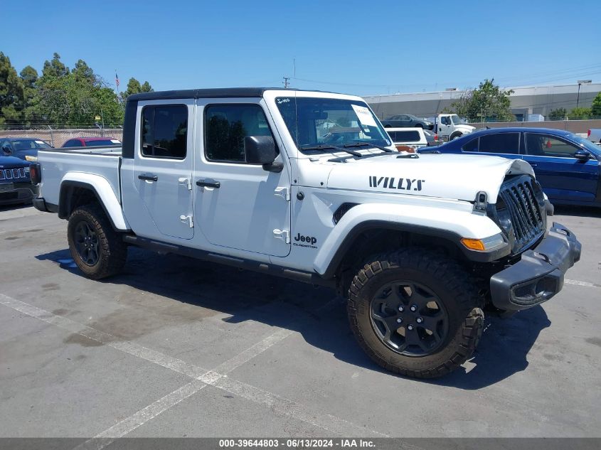 2022 JEEP GLADIATOR WILLYS 4X4