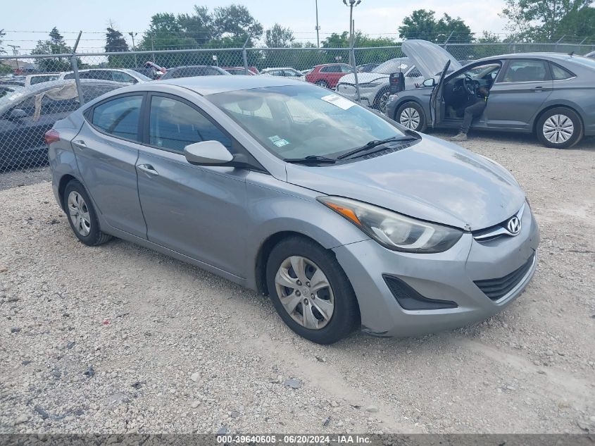 2016 HYUNDAI ELANTRA SE