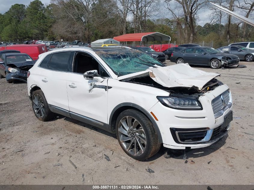 2019 LINCOLN NAUTILUS RESERVE