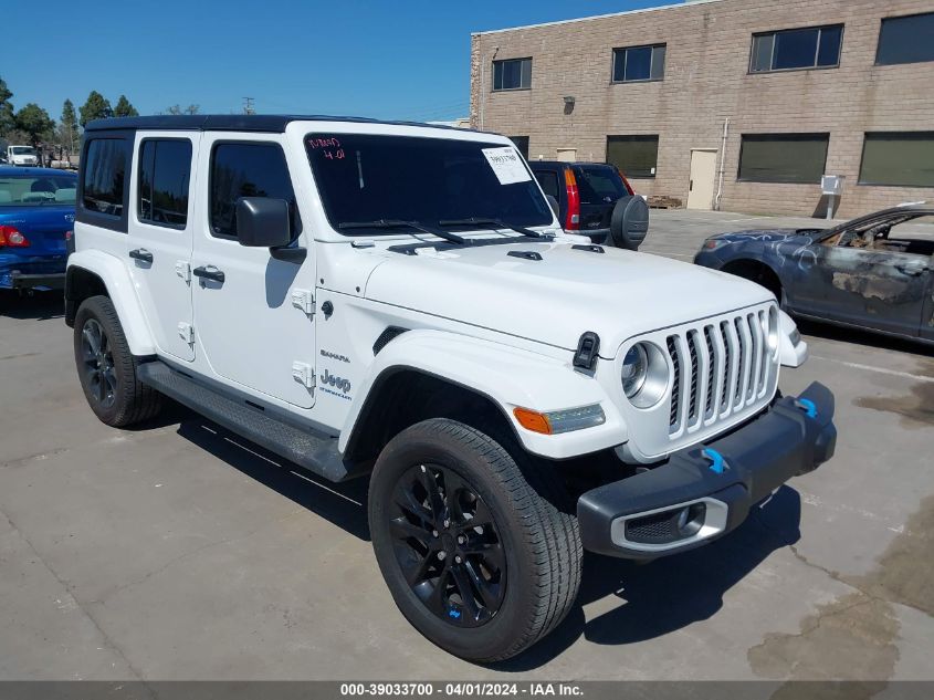 2023 JEEP WRANGLER 4XE SAHARA 4X4