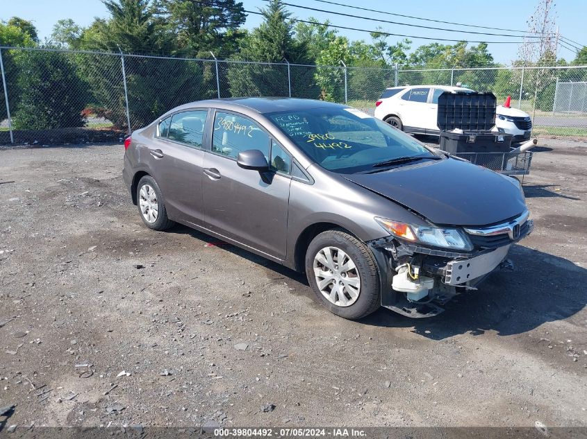 2012 HONDA CIVIC LX