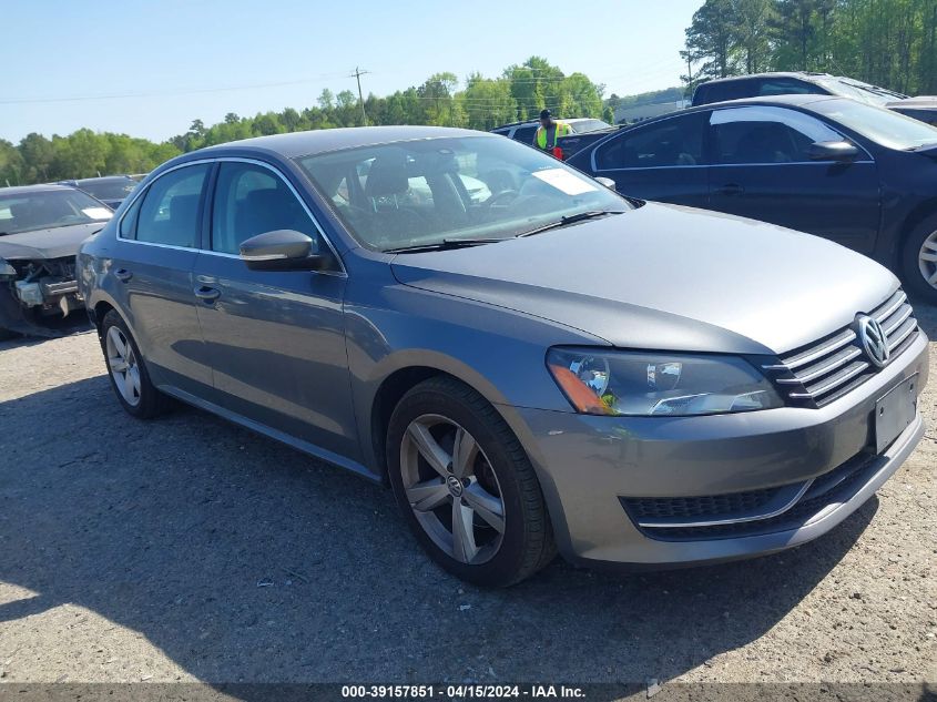 2013 VOLKSWAGEN PASSAT 2.5L SE