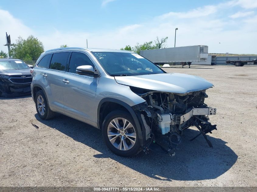 2015 TOYOTA HIGHLANDER XLE V6