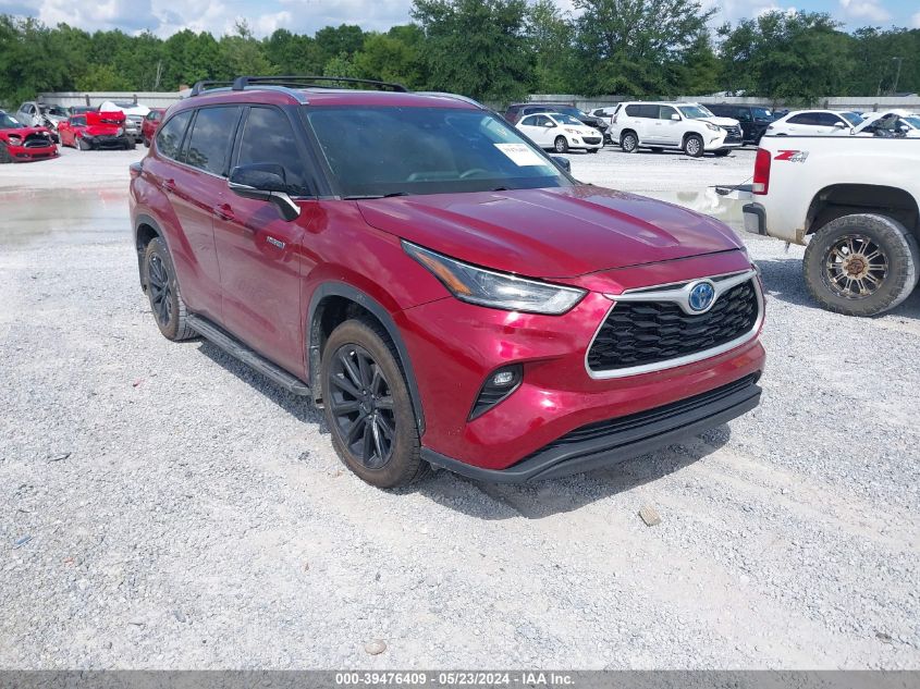 2021 TOYOTA HIGHLANDER HYBRID XLE