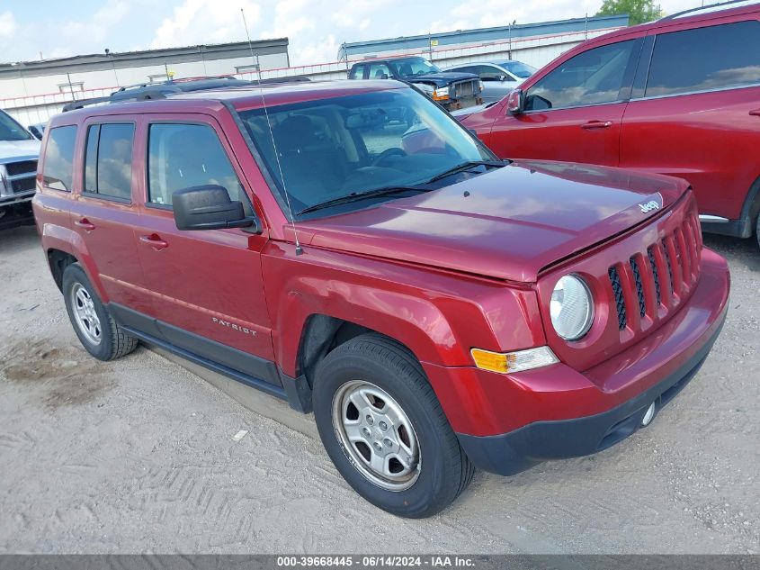 2017 JEEP PATRIOT SPORT FWD