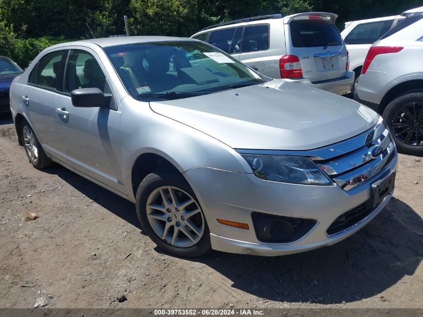 2012 FORD FUSION S