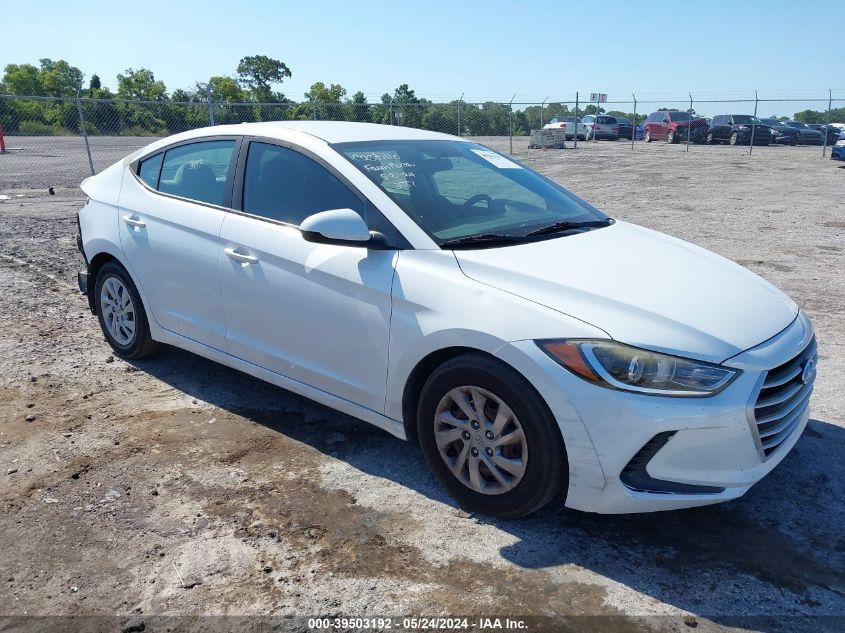 2017 HYUNDAI ELANTRA SE