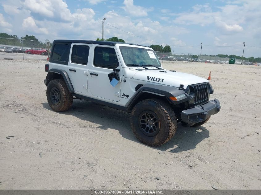 2023 JEEP WRANGLER 4-DOOR WILLYS 4X4