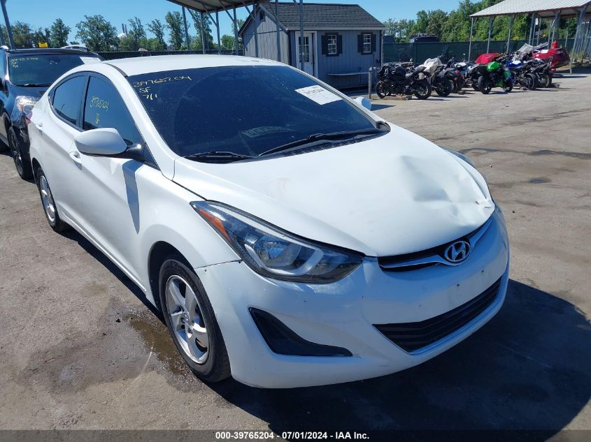 2015 HYUNDAI ELANTRA SE