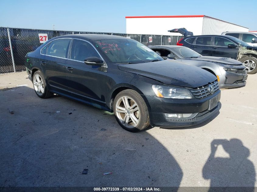 2012 VOLKSWAGEN PASSAT SEL