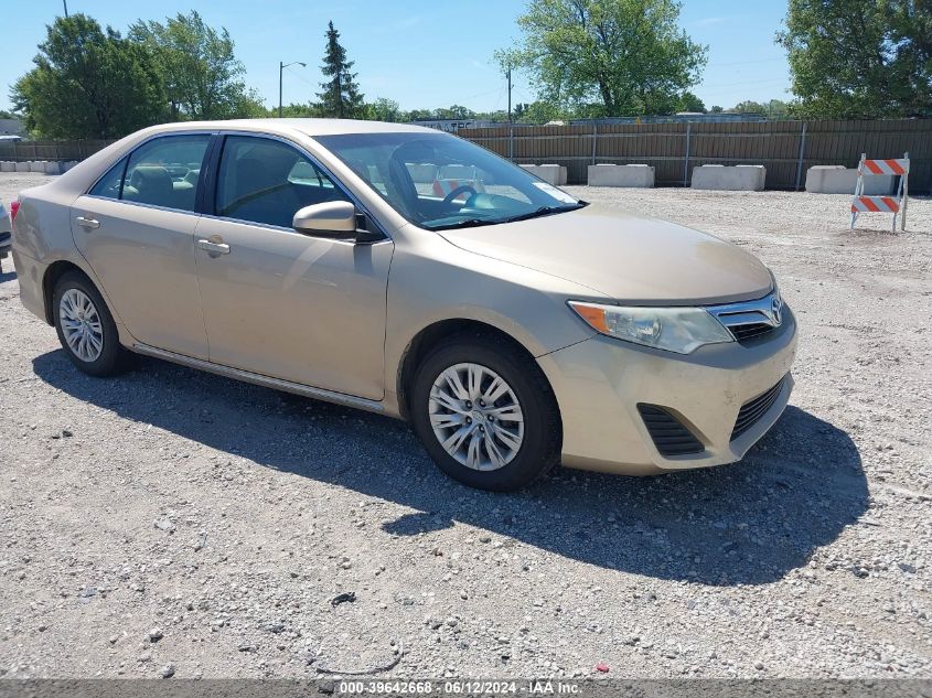 2012 TOYOTA CAMRY LE