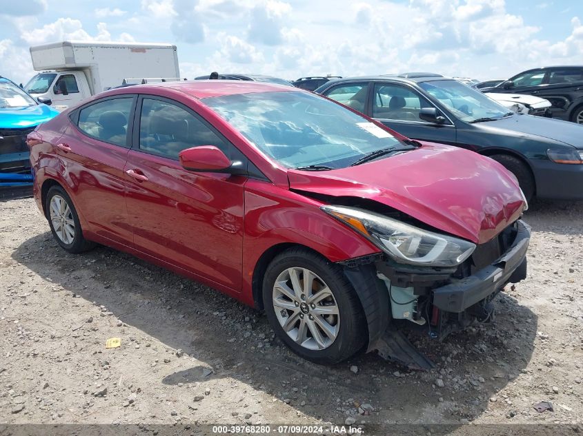 2016 HYUNDAI ELANTRA SE