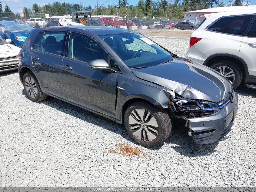 2019 VOLKSWAGEN E-GOLF SEL PREMIUM