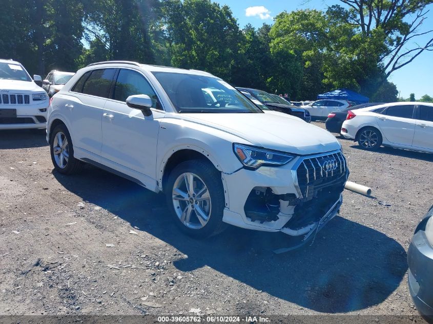 2024 AUDI Q3 PREMIUM 45 TFSI S LINE QUATTRO TIPTRONIC