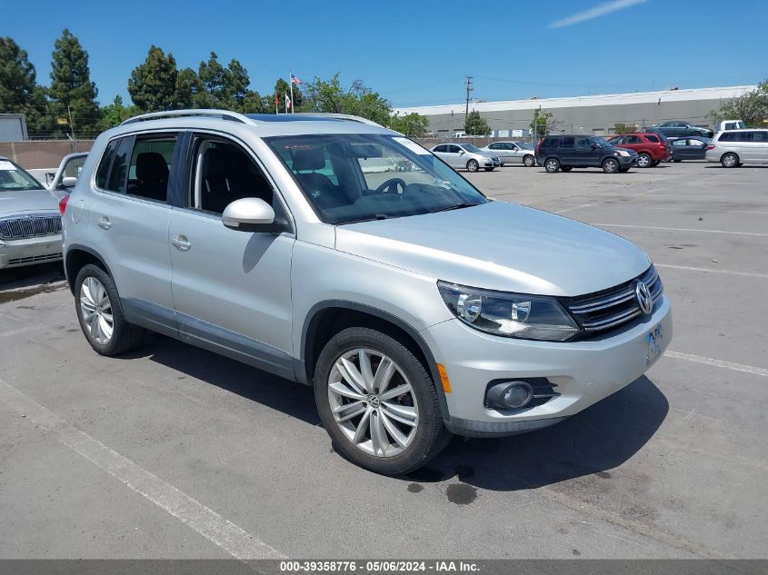 2012 VOLKSWAGEN TIGUAN SE