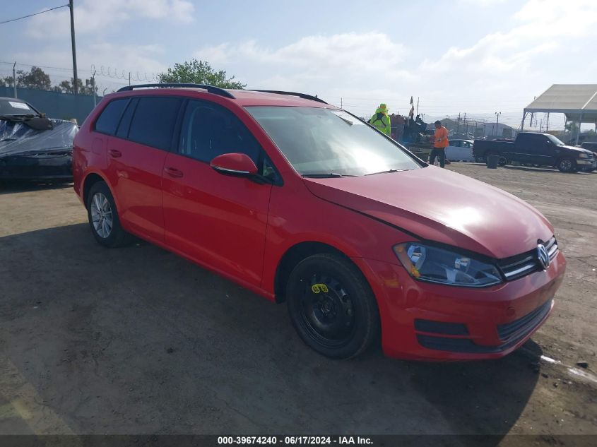 2016 VOLKSWAGEN GOLF SPORTWAGEN TSI S 4-DOOR