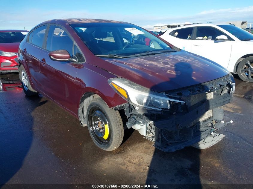 2017 KIA FORTE LX