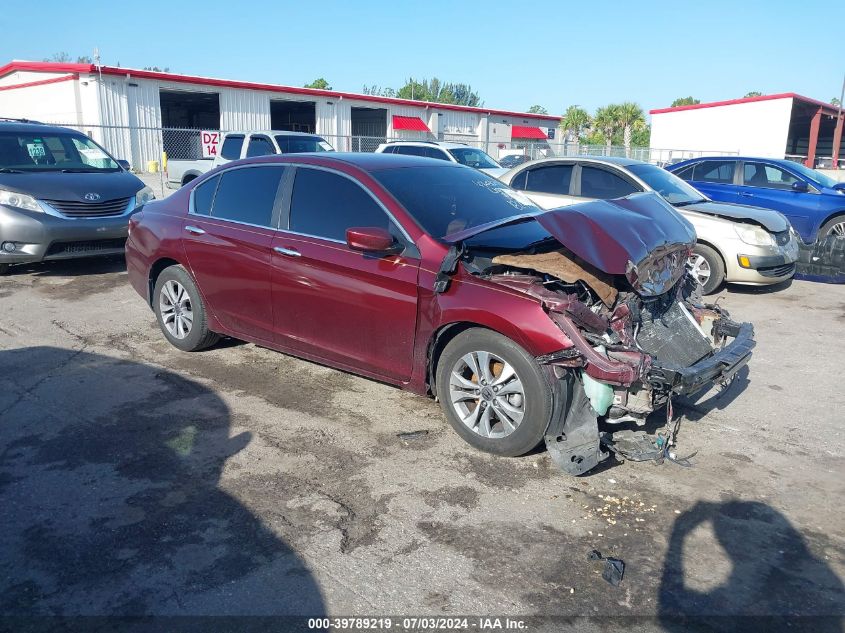 2014 HONDA ACCORD LX