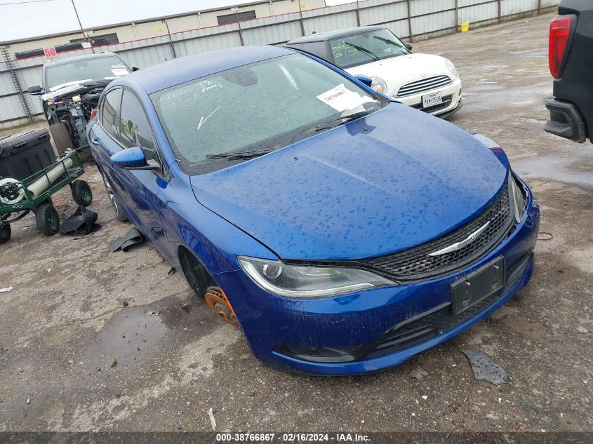 2015 CHRYSLER 200 S